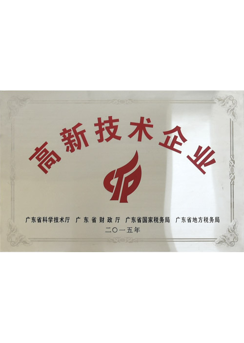 High and new technology enterprises
